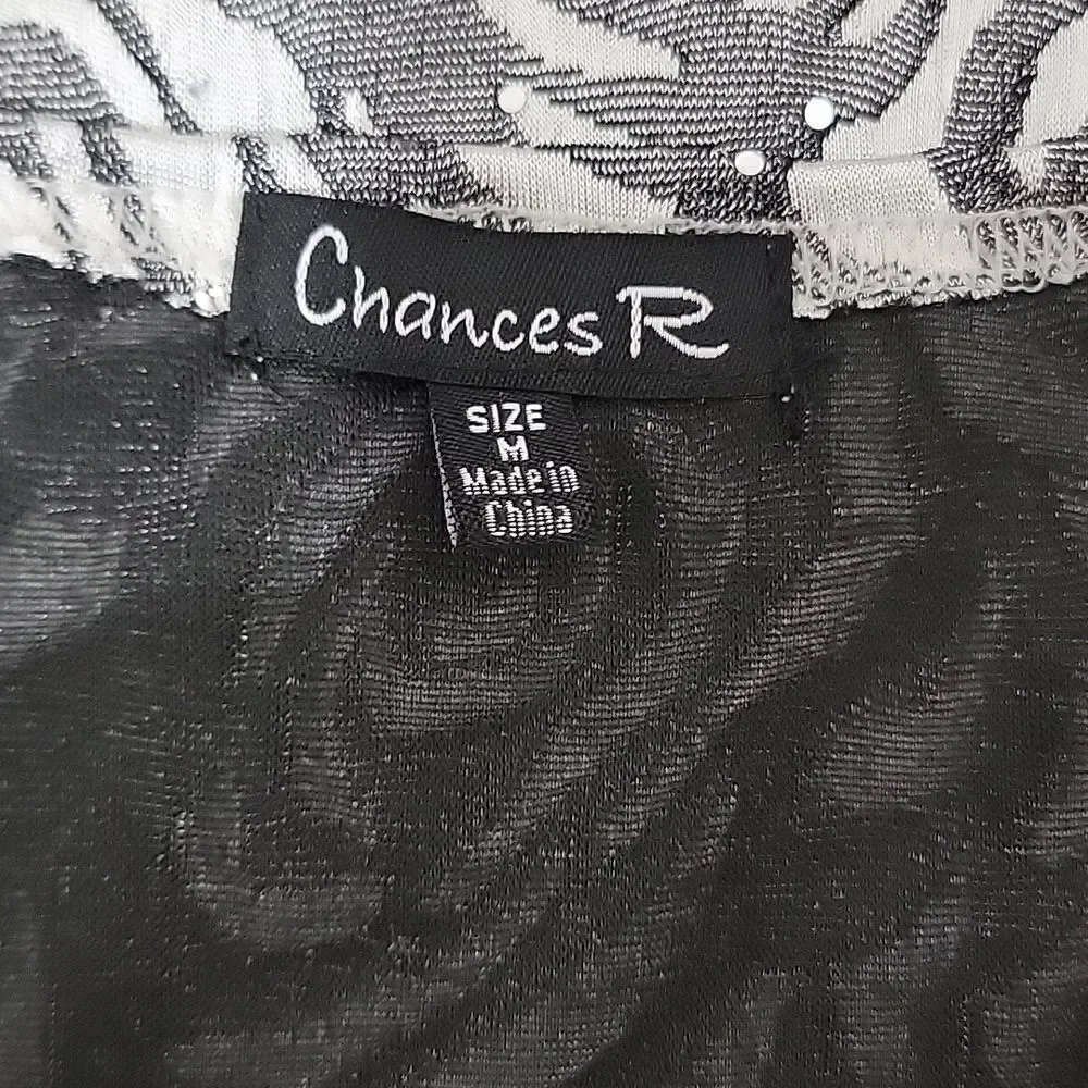 Chances R short sleeved blouse Size M - Picture 8 of 11